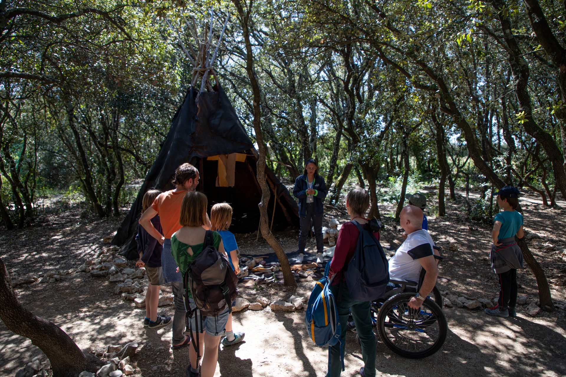 Le campement paléolithique - Grotte Chauvet 2 - Ardèche