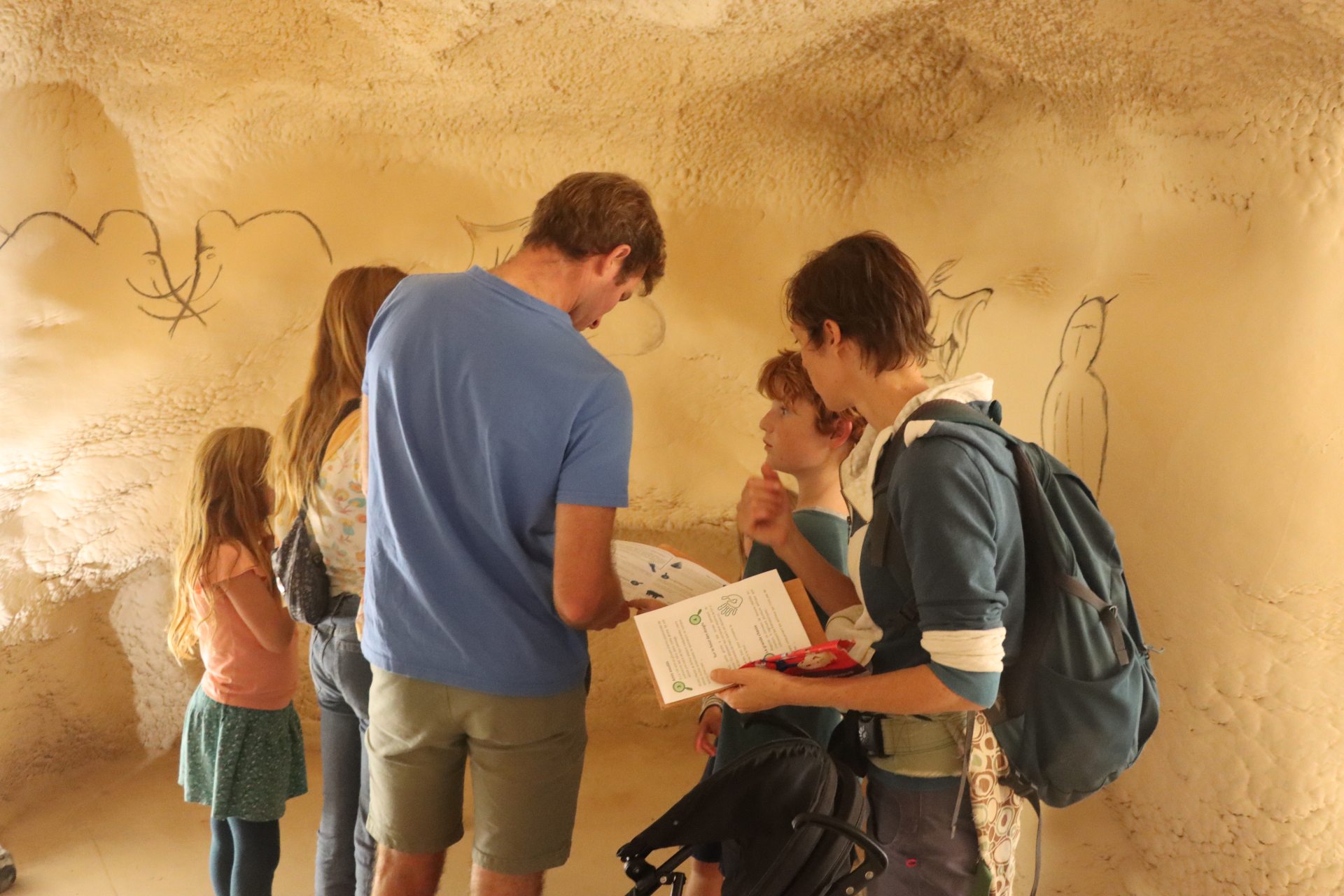 Animation Spéléologik à la grotte-atelier de la Grotte Chauvet 2 - Ardèche
