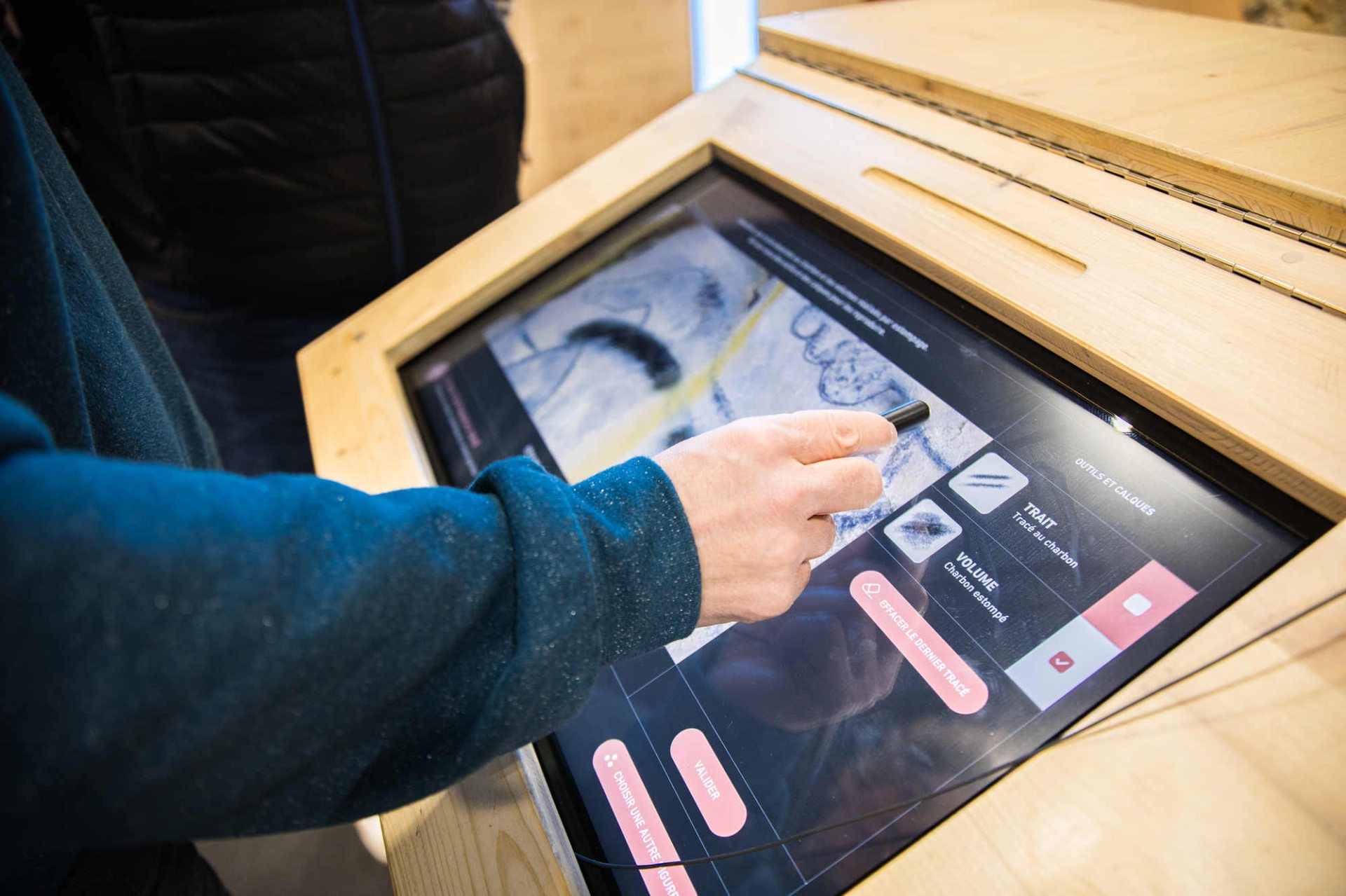 Les écrans tactiles du module 